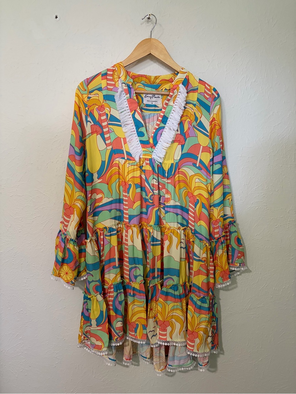 Kenny Flowers The Paradiso Tunic Dress Size Medium